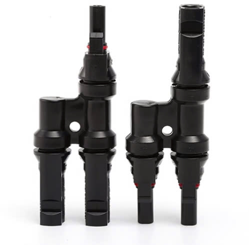 1 cặp Đầu nối quang điện MC4 một ra hai 1000V chống thấm nước IP67