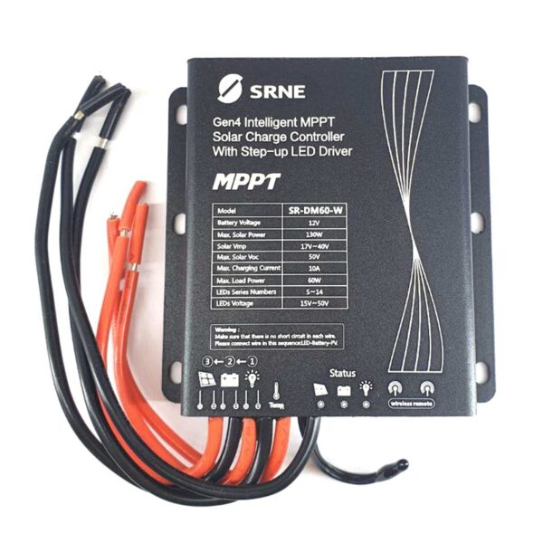 Bộ Điều Khiển Sạc MPPT SRNE DM-60W